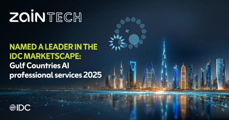 ZainTECH Named a Leader in IDC MarketScape: Gulf Countries AI Professional Services